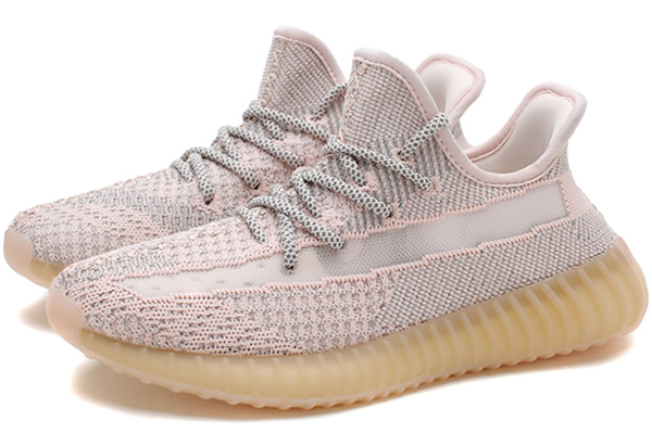 Women Yeezy Boost 350 V2 Triple Pink Reflective